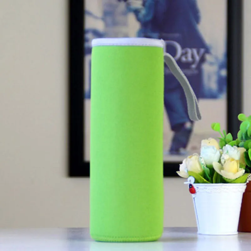 Наружная дорожная бутылка для воды портативная Спортивная с рукавом бутылки