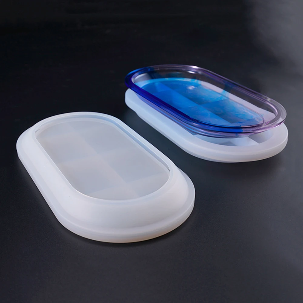 Креативные DIY формы для эпоксидной смолы овальная эллиптической плоский нижняя