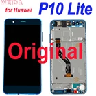 Оригинальный ЖК-дисплей для Huawei P10 lite, ЖК-дисплей с дигитайзером сенсорного экрана в сборе для P10Lite, инструмент для измерения температуры в течение 1-2 лет, для модели P10Lite, с цифровым преобразователем, для модели P10Lite, для Huawei P10 lite, P10Lite, с цифровым преобразователем и цифр