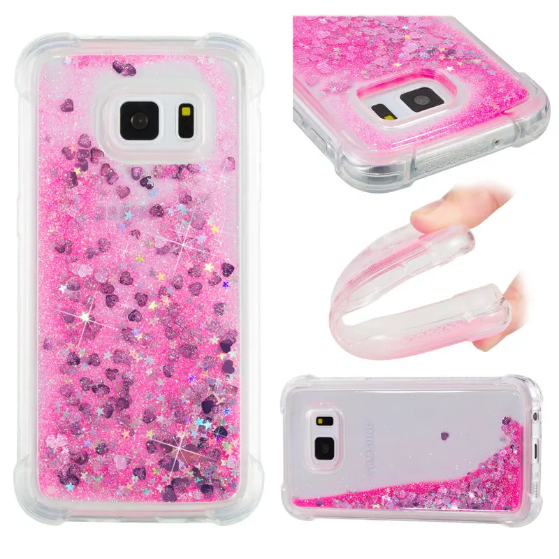 Ударопрочный чехол для Samsung S7 Мягкий силиконовый телефона Galaxy Edge Роскошные