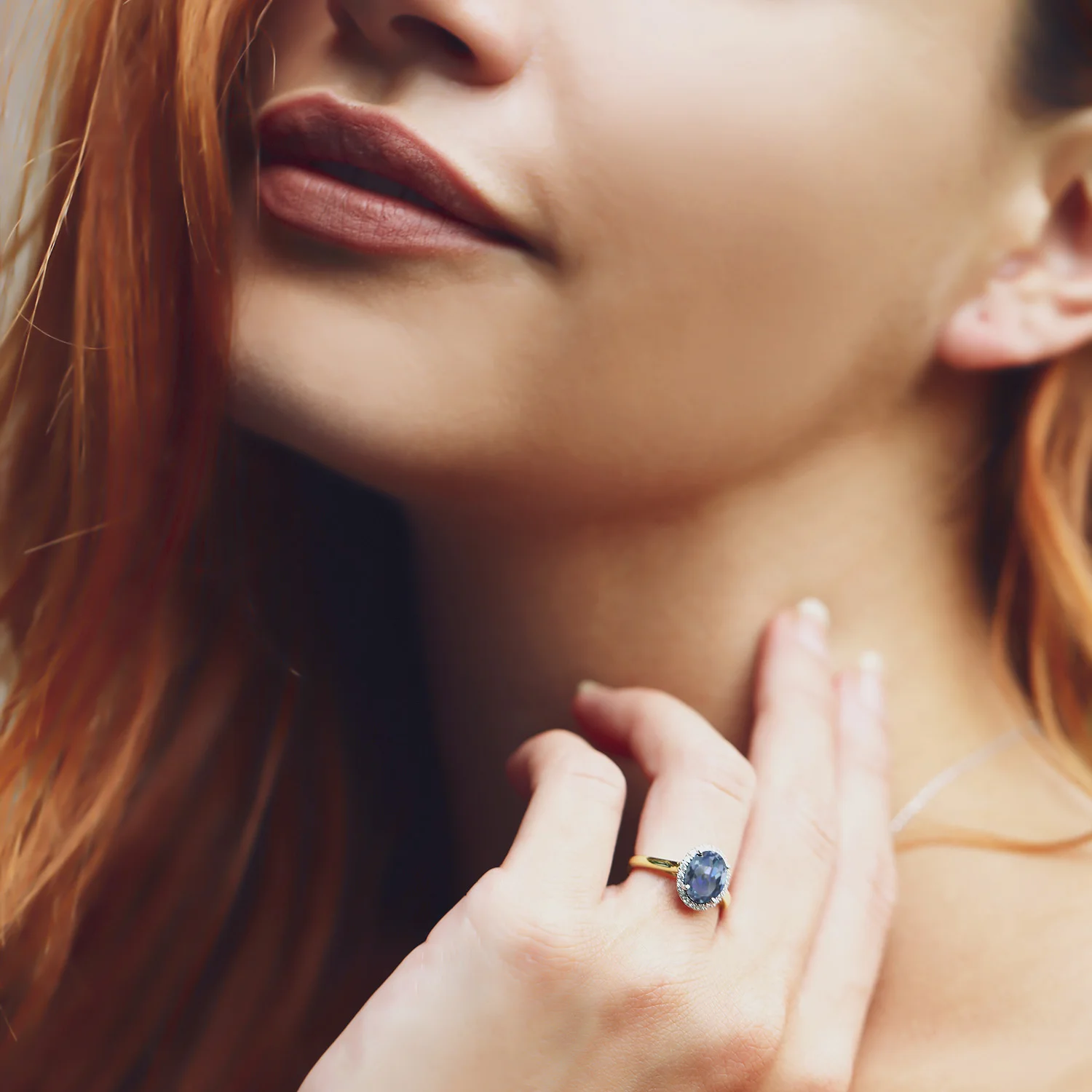 Двухцветный золотой топаз Cassiopeia мистический 10 к и кольцо для помолвки Diamond Halo 1 80 Ct