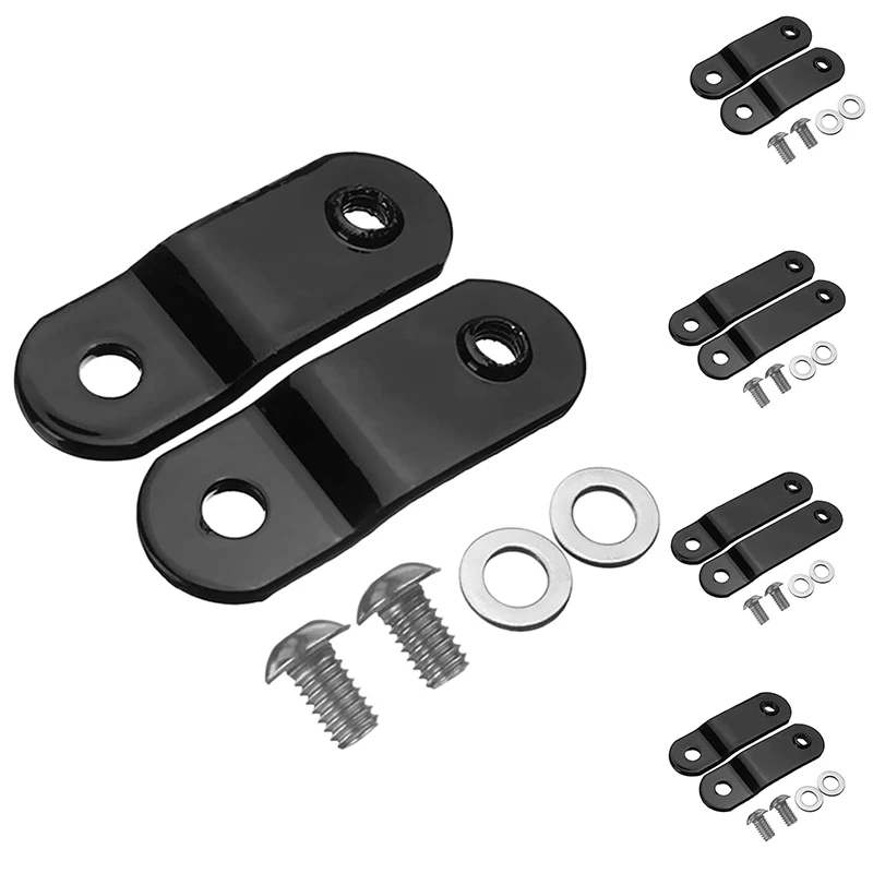 

Fuel Tank Lift Risers Kit Metal Steel for Sportster XL883/1200/48/72 - Black
