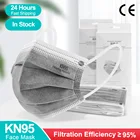 5 слоев маски KN95 маски с активированным углем FFP2mask KN95 одноразовая маска для лица пылезащитная FFP2 маска для взрослых FFPP2 FPP2 маска