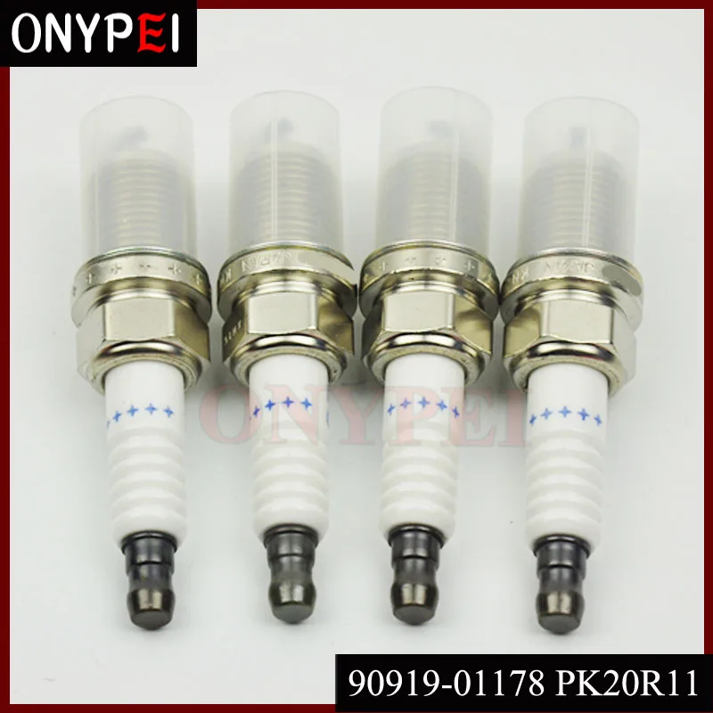 Набор из 4 иридиевых свечей зажигания 90919-01178 PK20R11 для Toyota Lexus Subaru Ford 9091901178 90919 01178 |