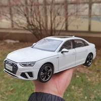 118 for audi a4l a4 2020 diecast model car whitegoldgray toys kids boys girl gifts display collection metalplasticrubber