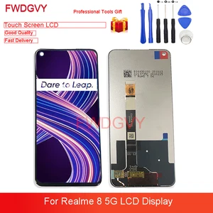 Original For OPPO Realme 8 5G LCD RMX3241Display Touch Screen Digitizer
Assembly Replacement Repair Parts for REALME 8 5G Lcds