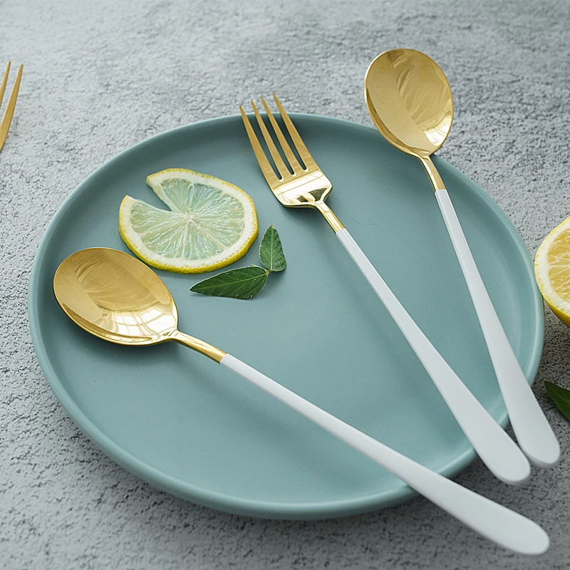 Спагетти Стейк Салат западные столовые приборы из нержавеющей стали столовая