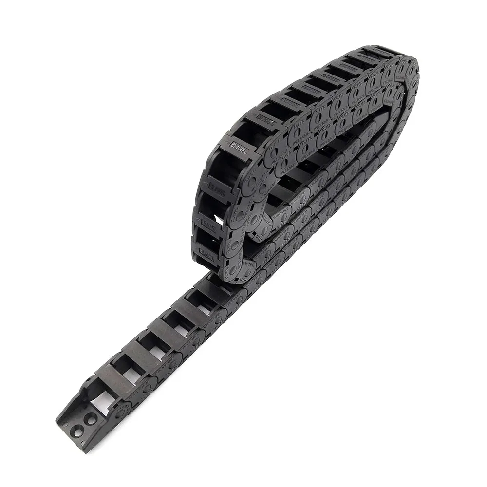 

JFLO 10x15mm 1 Meter Plastic Towline Wire Carrier Cable Drag Chain With End Connectors Bridge Outside Opening Type Free Shipping