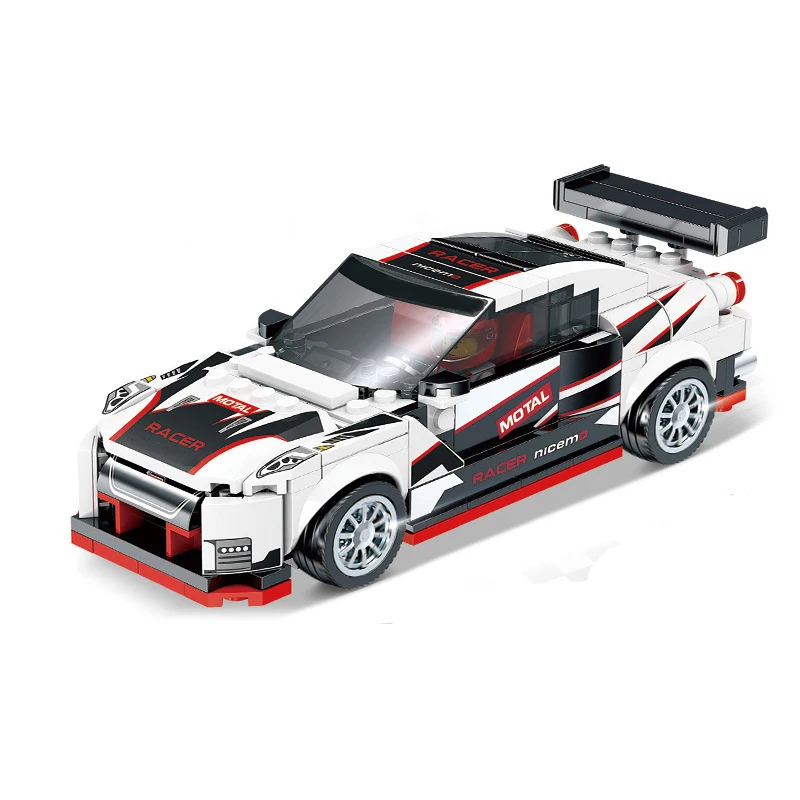 2021 Скорость чемпионов GT R NISMO F8 Tributo EVO GTR суперкар строительные блоки комплекты