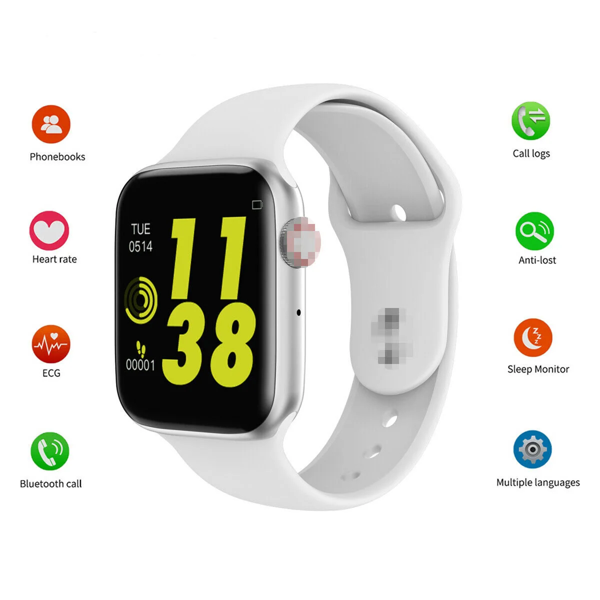 Смарт-часы W34 для мужчин и женщин ЭКГ пульсометр IOS смарт-браслет pk IWO 8 9 B57 браслет |