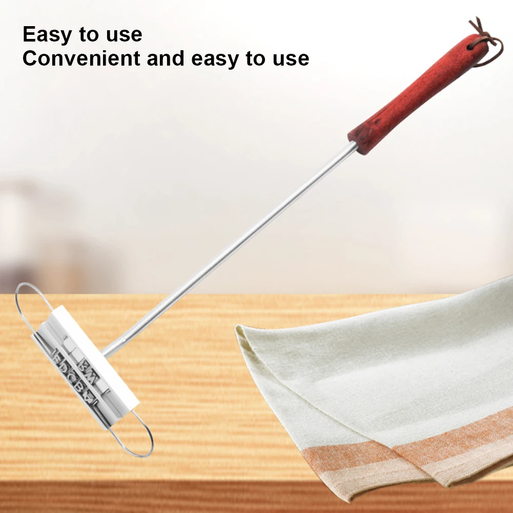 

Gadget BBQ Branding Iron 63Pcs Changeable Letters Wooden Handle Barbecue Tool Kitchen Branding Tool Outdoor Picnic Accessories