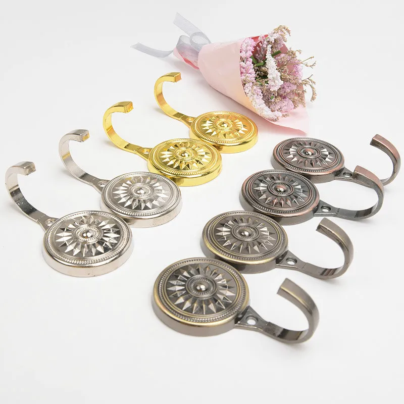 1 пара застежек-крючков для штор зажим застежка с кисточкой настенная вешалка