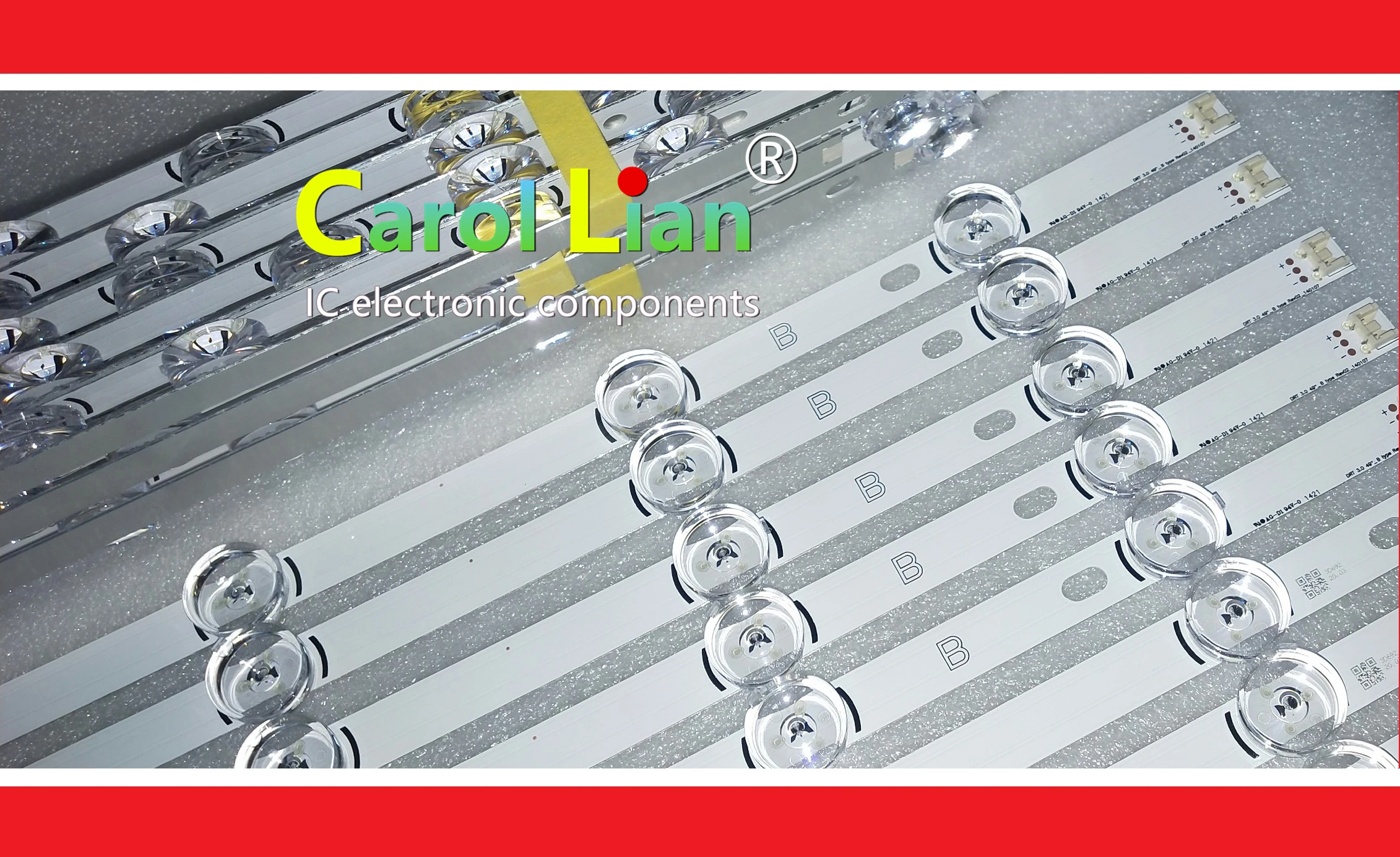 Новый 5 комплектов = 50 шт светодиодный задний lg ith полоса Замена для LG 49LB5500 LC490DUE