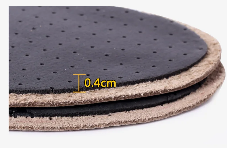 Стелька из натуральной воловьей кожи дезодорирующая подушка слой головы стелька