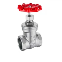 dn15 dn20 dn25 dn32 female thread 304 stainless steel gate valve rotary water sluice valve for water oil gas steam
