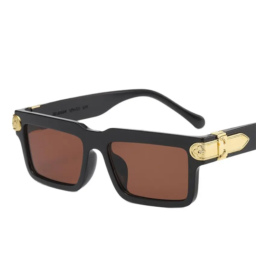 

Summer Oversized Square Sunglasses Women Luxury Brand Metal Fittings Sun Glasses for Men Eyewear Female Oculos De Sol Feminino