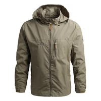 fashion trend foreign trade mountaineering jacket windbreaker outdoor sports jacket windbreaker jacket zip up hoodie zip up