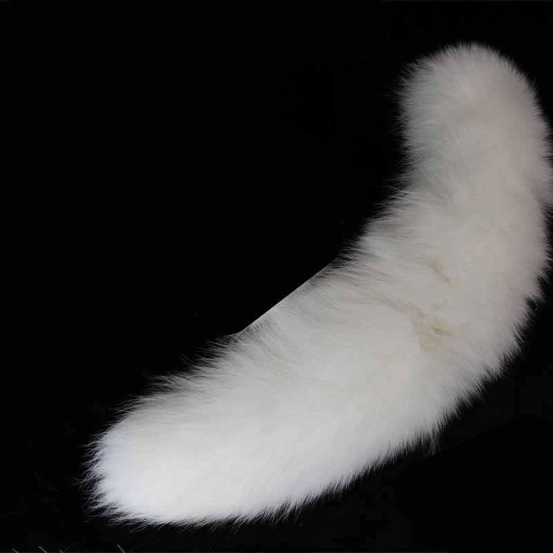 Костюм для косплея волка лисы Неко белого и черного цвета ручная работа костюм