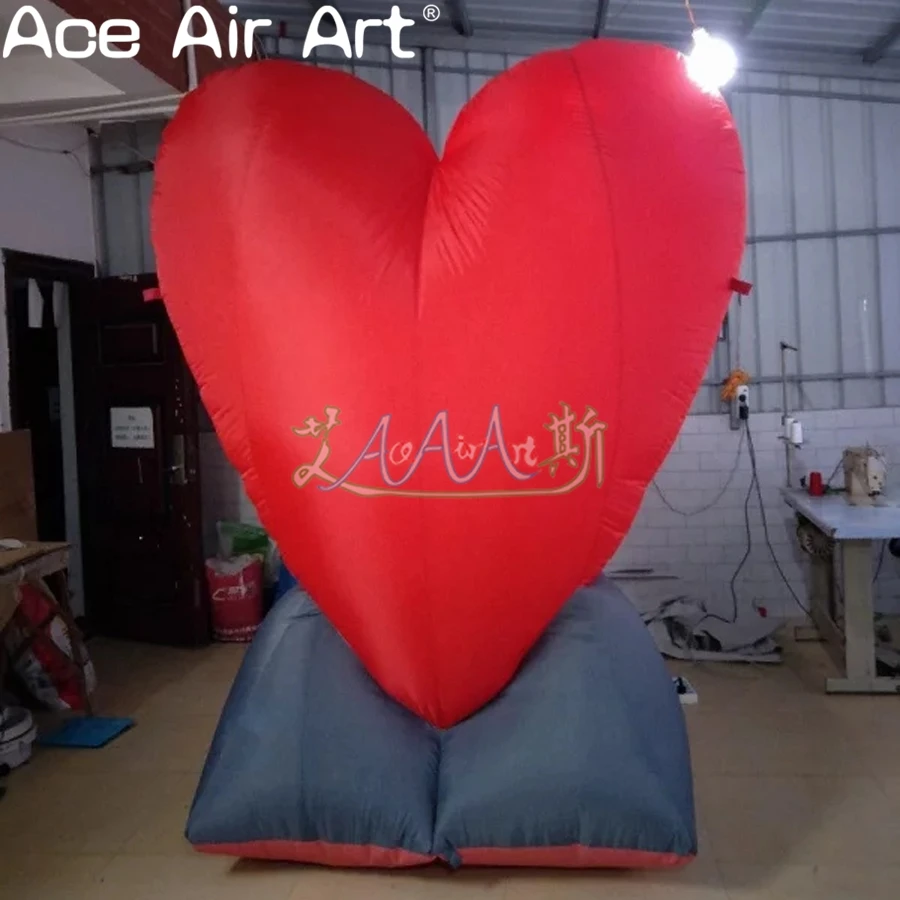 Китайское производство красивое Надувное сердце надувная форма сердца копия