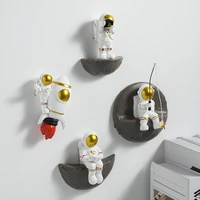nordic wall decoration astronaut resin wall shelves home decor aesthetic living room decoration hanging wall shelf gifts