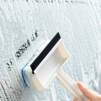double sided household glass scraping ceramic tile bathroom cleaning brush window wiper blade cleaning mirror cleaning tools