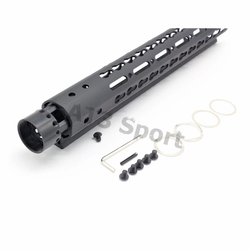 12 дюймовый бесплатный поплавок Keymod /Mlok Handguard сверхлегкий дизайн монолитный