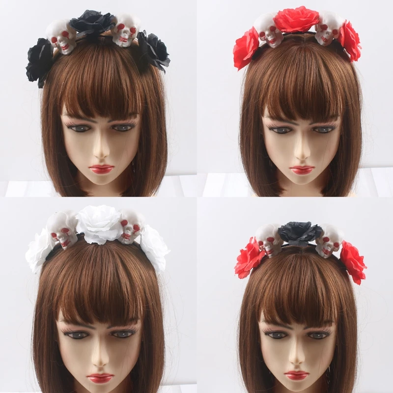 Роза искусственный цветок для Хэллоуина Готический реквизит тематический