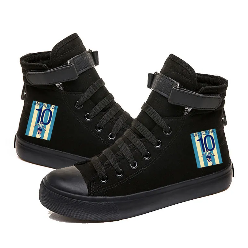 

Maradona Shoes 1986 Champion Memorabilia Argentina Diego Armando Maradona Vintage Vulcanize Shoes Commemorative