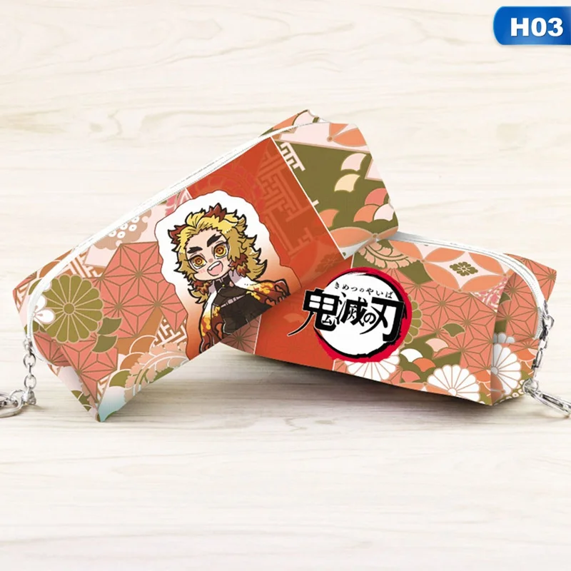 

Fashion Anime Demon Slayer: Kimetsu no Yaiba Kamado Nezuko Cosplay Student Pen Bag Pencil Case Cosmetic Bag Storage Bag