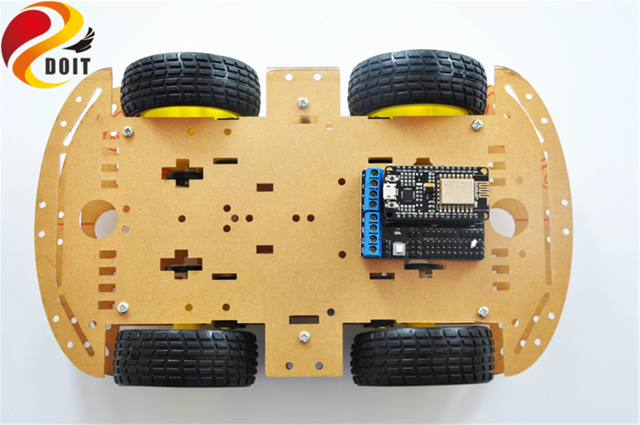 SZDOIT NodeMCU умный радиоуправляемый робот с Wi Fi управлением комплект автомобильных