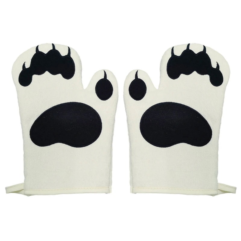 

1 Pcs Anti-scalding Oven Gloves Mitts Kitchen Silicone Gloves Tray Dish Bowl Holder Baking Insulation Hand Clip Kitchen Tools