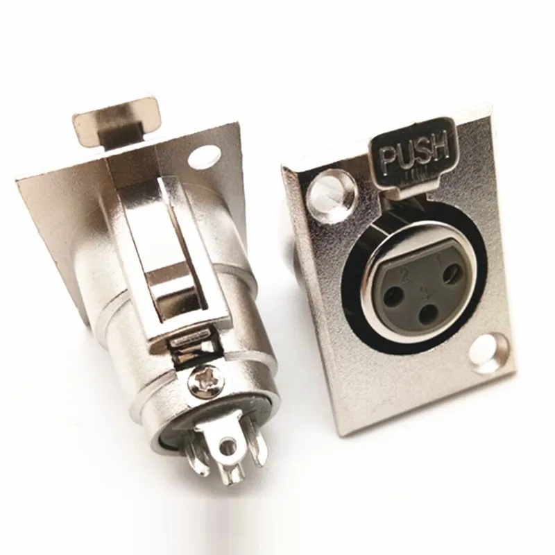 10 шт. Металлические Гнезда для микрофона|Соединители| |