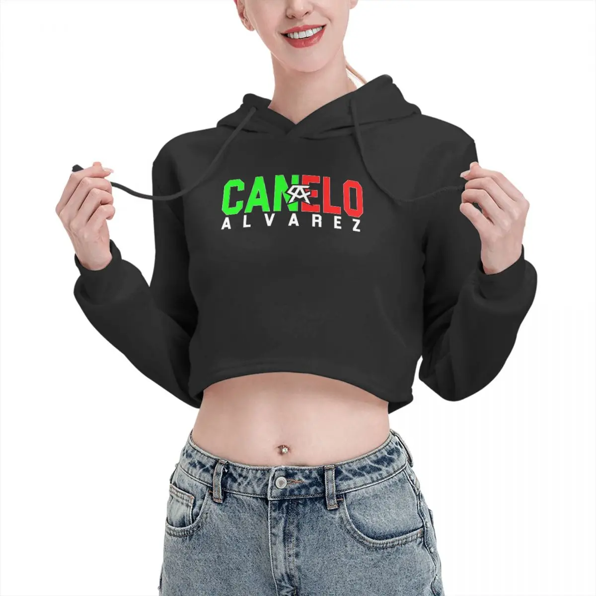 

Canelos alvрезы Essential 4 открывающийся пупок фотографический свитер боксерская забавная Новинка Красивая веревка с капюшоном с принтом Пуловер