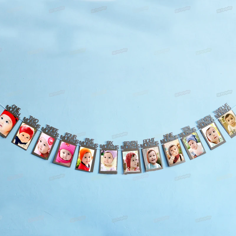 Первый мальчик девочка 12 месяцев фото плакат я люблю тебя баннер для киоска мои