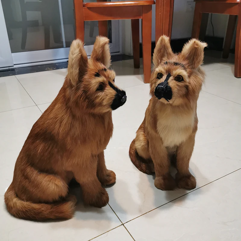 Имитация собаки модель животного украшение волк собака статическая для гостиной