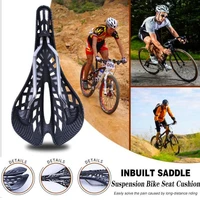 bicycle front seat mat bike saddle bicycle seat cushion pad breathable soft spider web saddle bicycle bike accessories drop ship