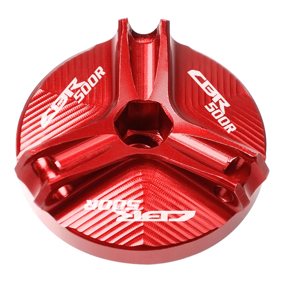 

For Honda CBR500R 2013-2018 2014 2015 CBR 500 R 500R Motorcycle Engine Oil Cup Cover Oil Filler Drain Plug Sump Nut Cap CBR500