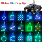 Диско вечерние светильник s звуковая активация Airship лазерный диско светильник RGB светодиодные лампы для световых сценических эффектов светильник ing эффект для рождества дома DJ Patry Декор