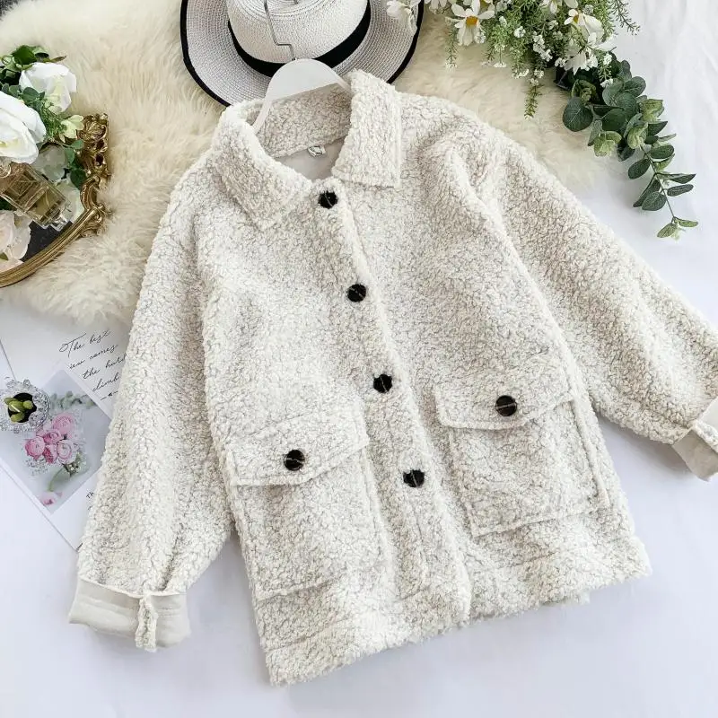 MUMUZI пальто женское 2019 Новое корейское зимнее меховое короткое стильное с овечьим