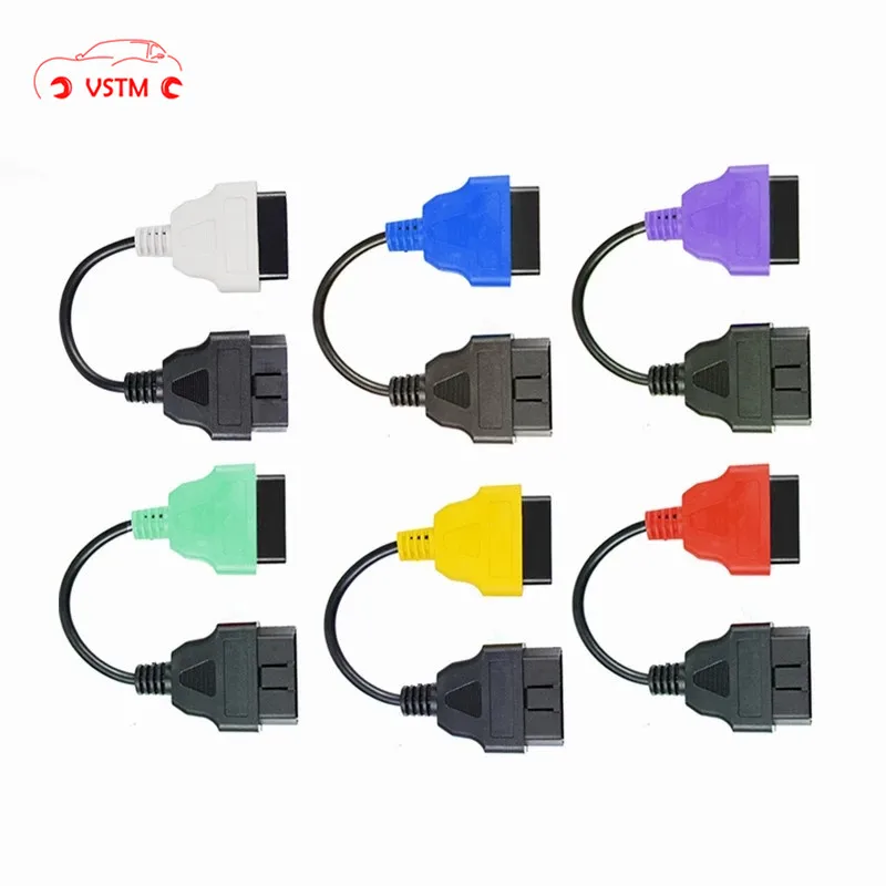 

Newest For FiatECUScan Adapter OBD OBD2 Connector ABS Airbag obd2 scanner Diagnostic cable for Fi-at ECU Scan
