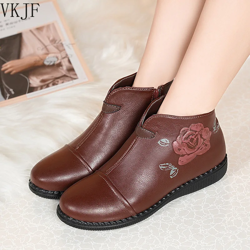 

Женские зимние ботинки, новинка 2021, Зимняя женская обувь на танкетке, зимняя обувь, женские теплые меховые повседневные зимние ботинки