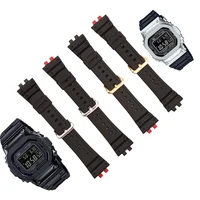 pin buckle resin strap for casio g shock gmw b5000 watch accessories waterproof rubber strap mens ladies bracelet watch band