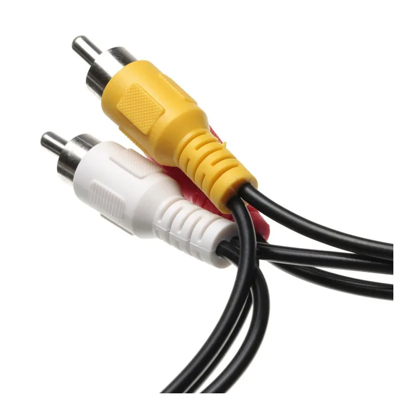 Новый 3 RCA штекер на 6 гнездовой разъем сплиттер o TV DVD видео кабель адаптера
