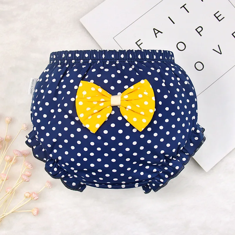 4 штуки Цвета Элегантные детские штаны для девочек Подгузники многоразовые