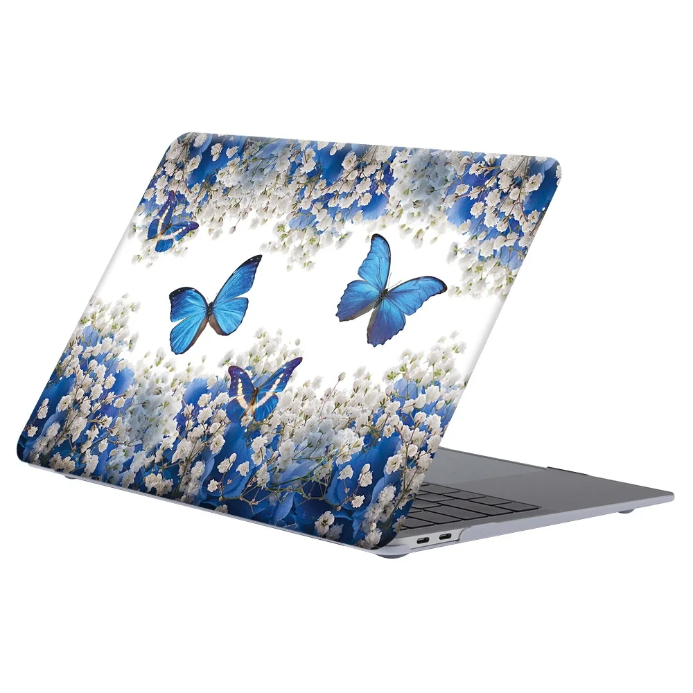 Жесткий чехол с принтом бабочки для Apple MacBook Air Pro Retina 11 12 13 16/Air A2179 A1932/13 3 A1369 A1466 16