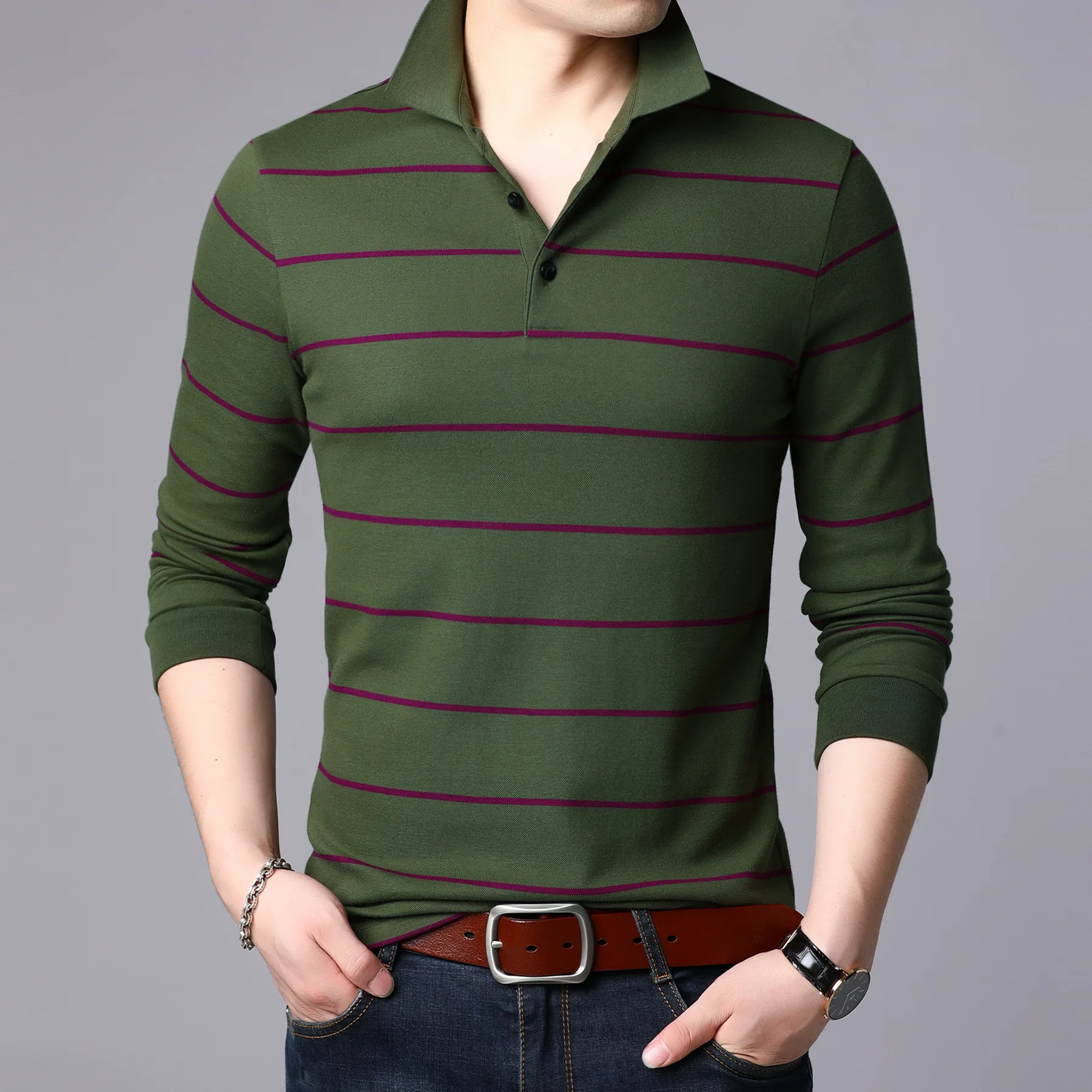 

Men's long-sleeved T-shirt autumn men WS21179