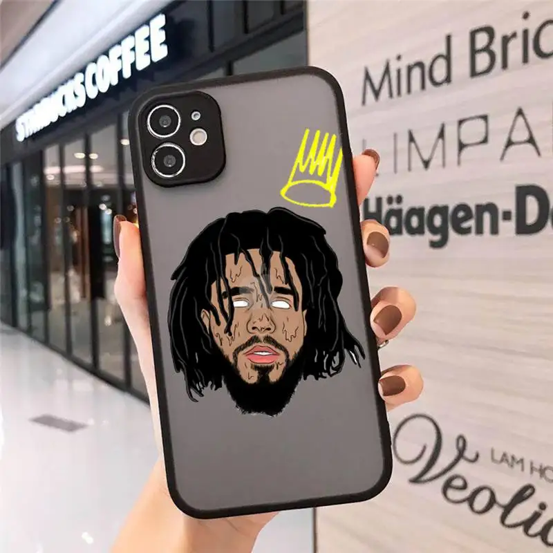 

star Y61 Rapper J. Cole Phone Cases Matte Transparent for iPhone 7 8 11 12 s mini pro X XS XR MAX Plus cover funda