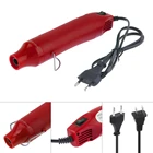 Тепловая пушка 110 В220 В 300 Вт, пистолет с горячим воздухом, Электрическая воздуходувка с термоусадочной пластиковой поверхностью, вилка европейского и американского стандарта для обогрева, аксессуары сделай сам