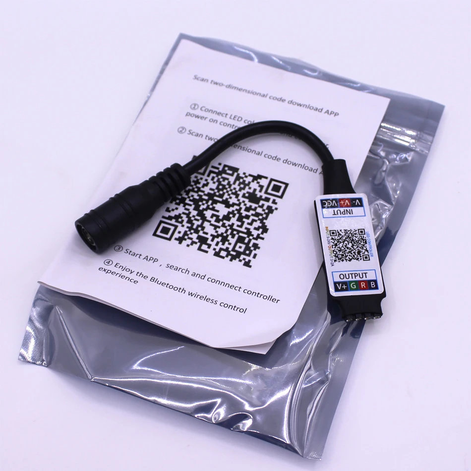 Светодиодный мини контроллер RGB с Bluetooth 5 в пост. Тока 12 В 24 музыкальный