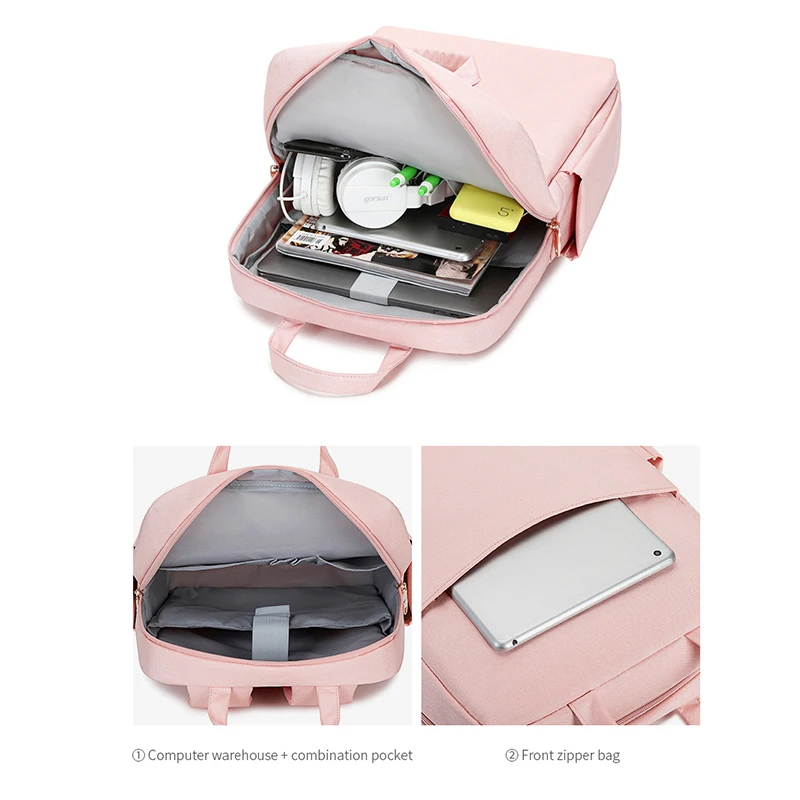 Fashion Business New Men Anti theft Waterproof Laptop Backpack 15.6 Inch Daily Work Business Backpack School back pack for women